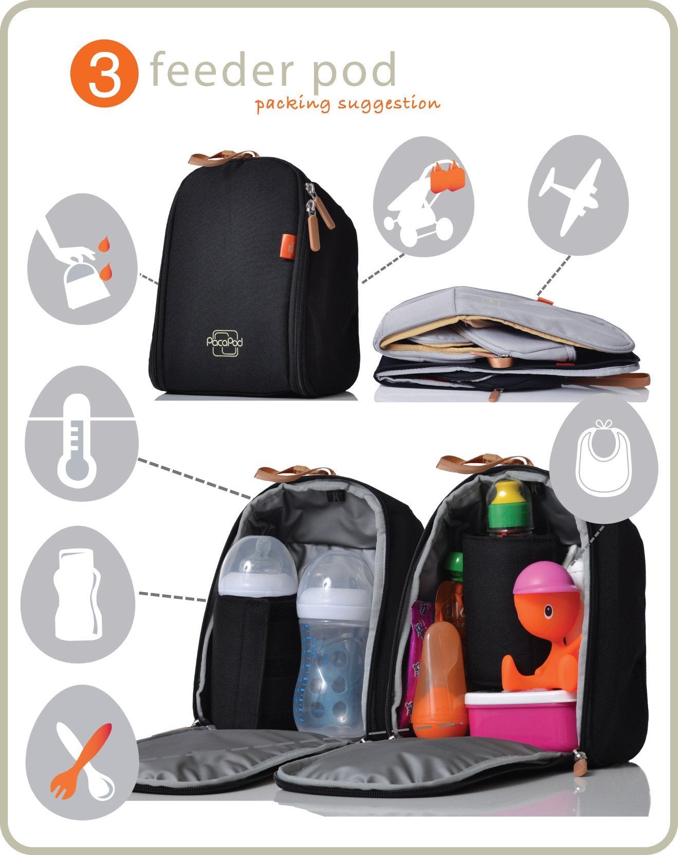 Prescott Combi - black charcoal