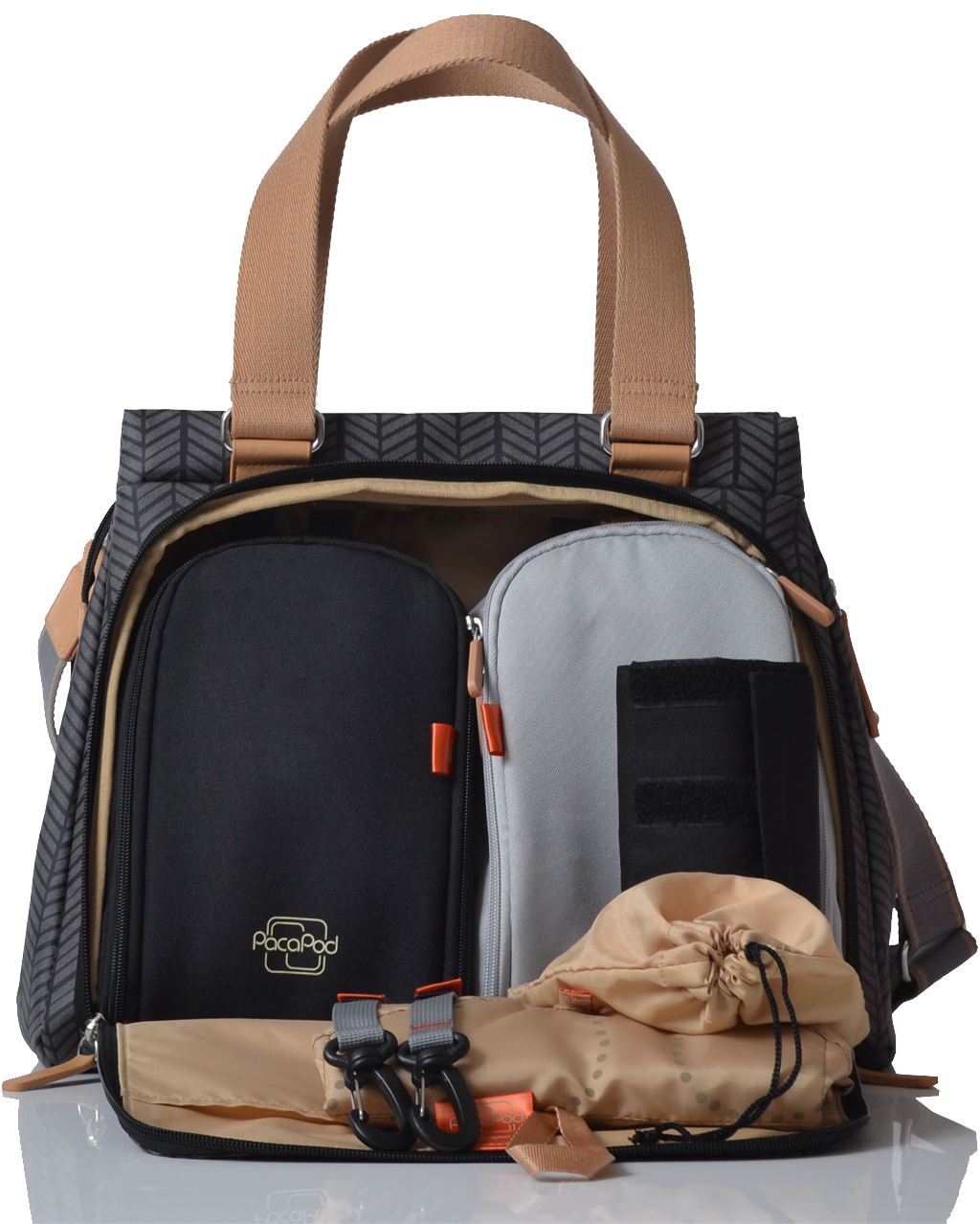 Richmond - charcoal herringbone