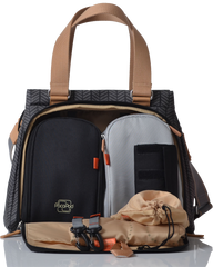 Richmond - charcoal herringbone