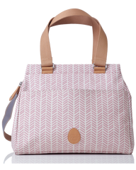 Richmond - dusky pink herringbone