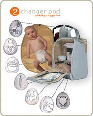 Pacapod Changer Pod - compact and lightweight, includes changing mat