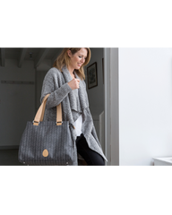 Richmond - charcoal herringbone